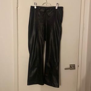 Zara faux leather pants